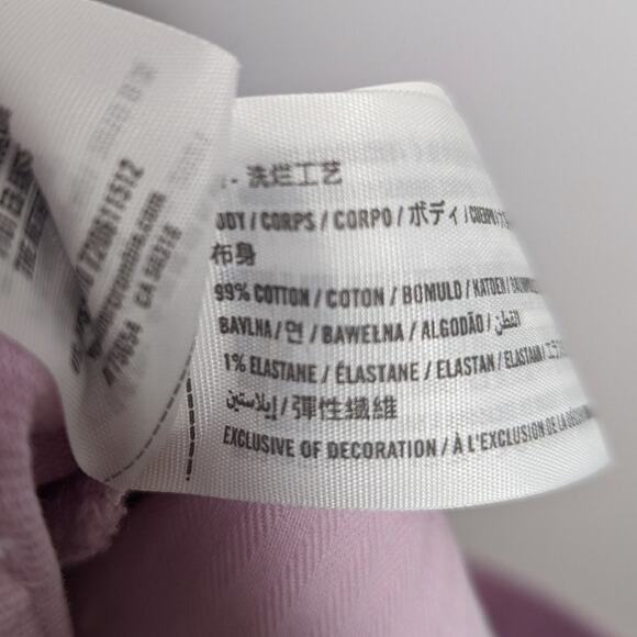 Abercrombie & Fitch Orchid Pink Ultra High Rise 90s Straight Jean Size 6 Short - Picture 7 of 7